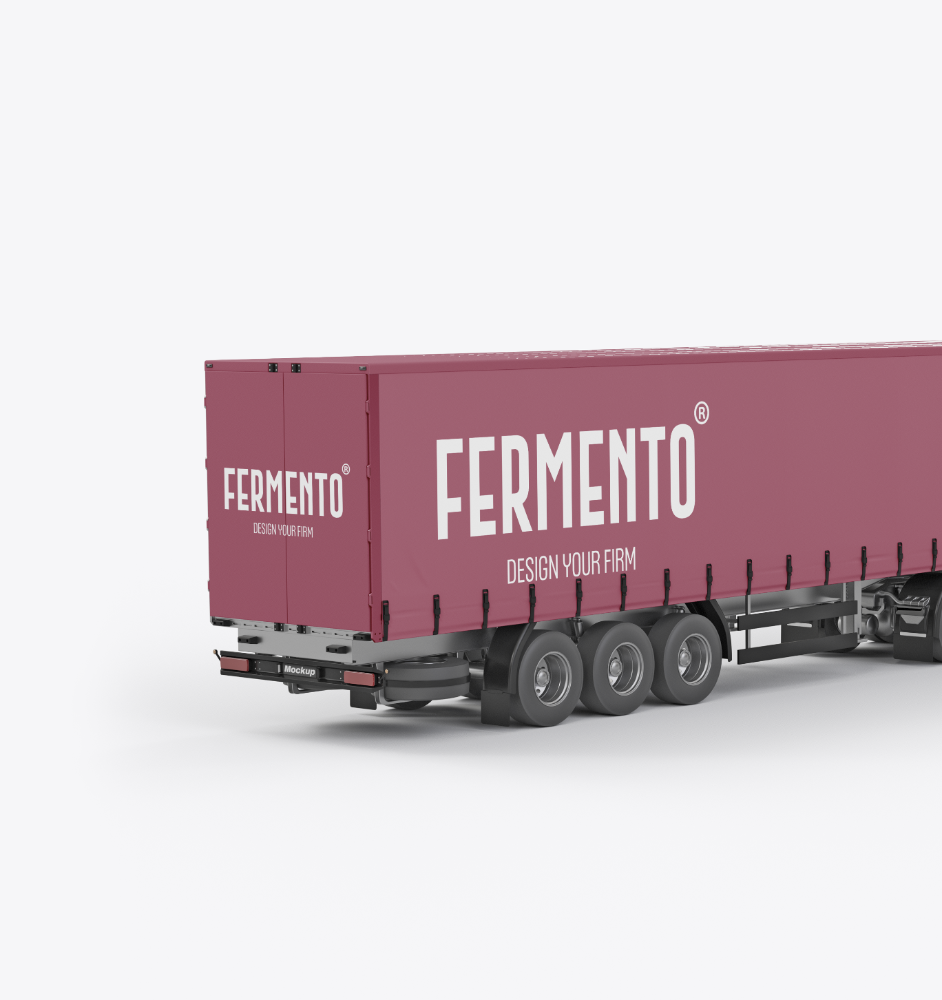 Camion brandizzato Fermento per la logistica e consegna